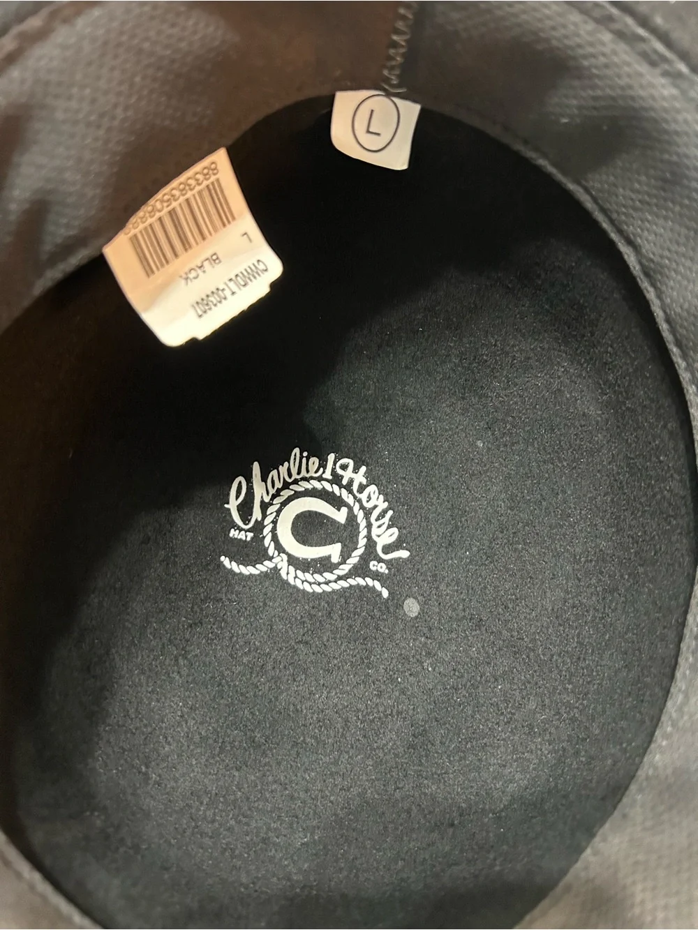 CHARLIE 1 HORSE WOMEN'S BLACK TEXAN WANDERLUST HAT Sz L